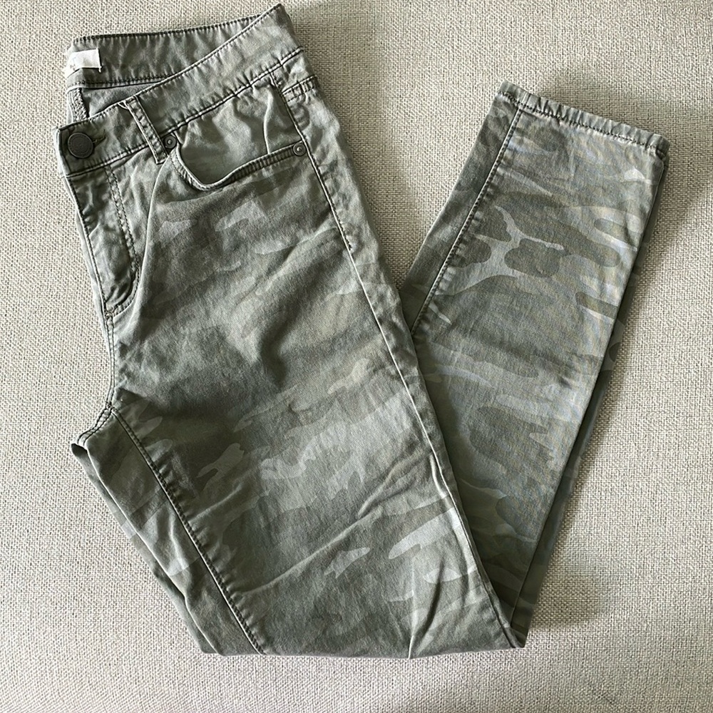Loft camo print jeans
